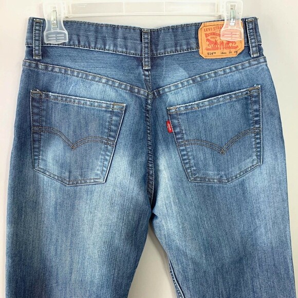 Levi's 514 Jeans Youth 18 Regular Slim Straight Leg Blue - Picture 8 of 9